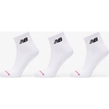 Pánské ponožky Ponožky New Balance Everyday Ankle Socks 3-Pack White XL