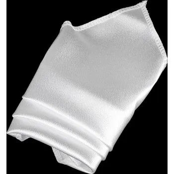 Látkový kapesník Saténový kapesníček do saka v krabičce Varianta: 1 (42) bílá mléčná, Balení: 1 ks