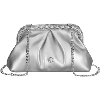 Kabelka Formální dámská kabelka z ekokůže Barva: Stříbrná