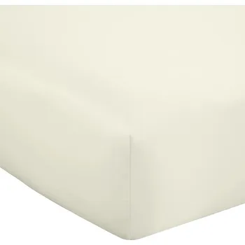 Prostěradlo Béžové napínací saténové prostěradlo 90x190 cm Silky Soft – Catherine Lansfield ID_1801975