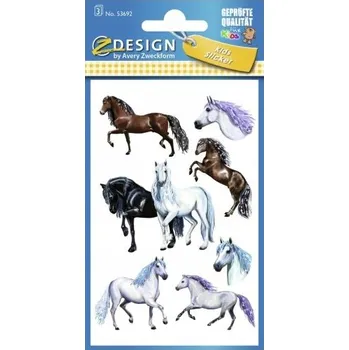 samolepka SAMOLEPKY PAPÍROVÉ KONĚ AVERY Z-DESIGN