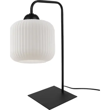 Stojací lampa Stolní lampa Riffle, 1x bílé skleněné stínítko