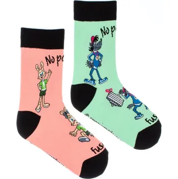 Dámské ponožky Fusakle ponožky Jen počkej Olympionik - dětské Barva: Růžová, Velikost: 31-34