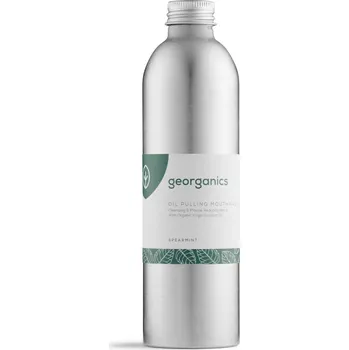 Ústní voda Georganics | Ústní voda Oil Pulling - máta Objem: 275 ml MCT kokosový olej, slunečnicový olej – antibakteriální oil pulling