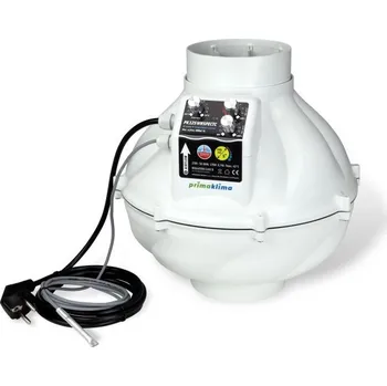 Domácí ventilátor PrimaKlima Ventilátor Prima Klima Whisperblower EC-TC 125 mm - 800 m3/h, regulace teploty a min. otáček, EC mot