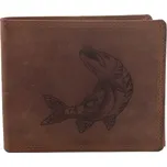 Pánská peněženka Mercucio světlehnědá vzor 52 štika