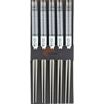 Sada nádobí TOKYO DESIGN Hůlky z nerezové oceli modrá-5 párů