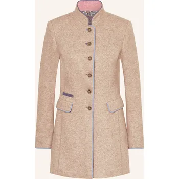 Dámské sako White Label Dámský Vlněný Kabát, světle hnědá, 42