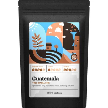 Káva Kafčo-čajda Guatemala Tres Maria SHG - káva Velikost balení: 1000 g, Způsob mletí: Celá zrna