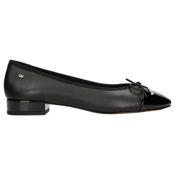 Dámské polobotky Elegantní Balerínky Na Podpatku S Lesklou Špičkou Wojas 4406571 36