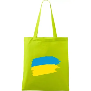 Ukrajinské tričko - Taška bavlněná - 42 x 38 cm ( Limetková )