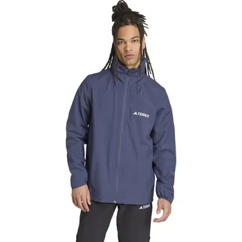 Pánská větrovka Pánská Bunda ADIDAS MT ESS 2L R JKT JY0477 – Tmavě modrá L