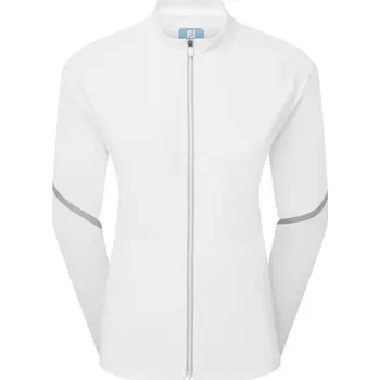 FootJoy TempoSeries Full-Zip dámská bunda, bílo/šedá dámské, XL