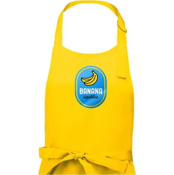 Kuchyňská zástěra Banana republica - Pánská zástěra na vaření - Univerzální velikost ( Žlutá )