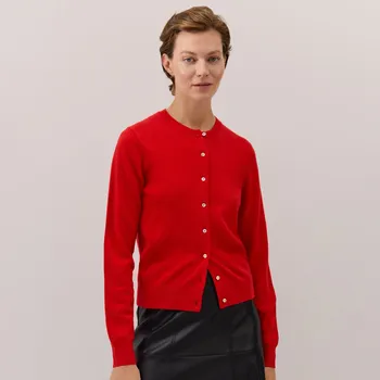 Dámský svetr Reserved - Vlněný kardigan - červená - 745GL-33X - 745GL-33X-S