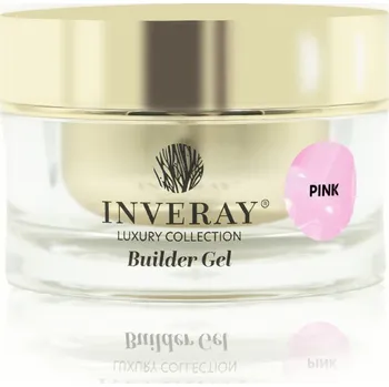 Umělé nehty Inveray Builder Gel Cover PINK HEMA-FREE 15ml