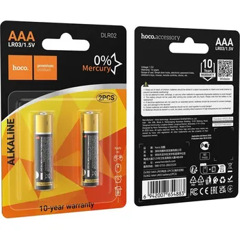 Článková baterie Hoco baterie LR03 (AAA) / 2ks