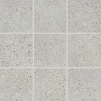 Dlažba Piazzetta, DAK11788, dlaždice slinutá, 10x10cm, světle šedá