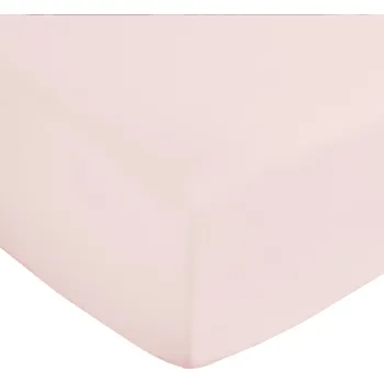 Prostěradlo Růžové napínací prostěradlo z bavlněného saténu 150x200 cm Cotton Sateen – Bianca ID_1798146