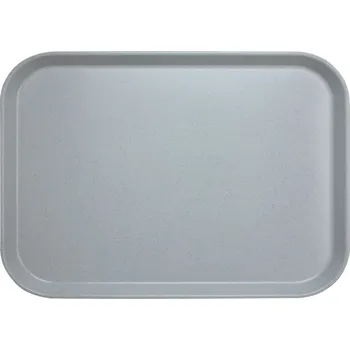 Polyesterový tác Versa s vysokým okrajem, žulový, Cambro, žula, Světle šedá, 360x460mm