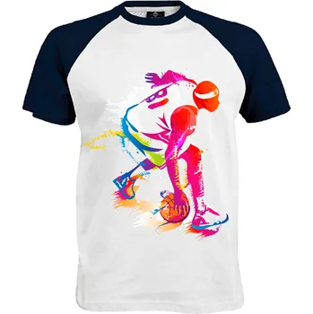 Pánské tričko Tričko Basketbalista Druh: Pánské, Barva: Navy | Bílá, Velikost: XL