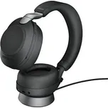 Jabra Evolve2 85/Stereo/ANC/BT/Bezdrát/MS/Stand/Černá