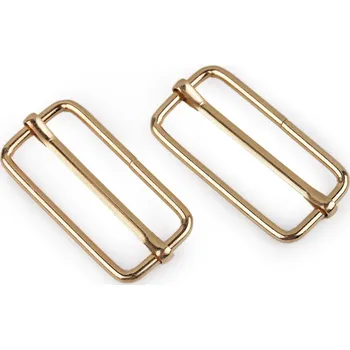 Posunovač na popruhy šíře 38 mm Varianta: 4 zlatá klasik, Balení: 50 ks