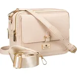 Módní dámská taška přes rameno z ekokůže Barva: Béžová