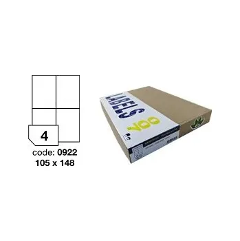 Papír Samolepící etikety RAYFILM bílé matné inkjet/laser/copy - ECONOMIC 105x148, bal 200 archů