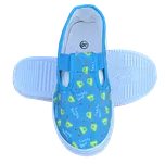 Dětské papuče na gumičku - Teddy Bear Barva: Tyrkysová, Velikost: 33