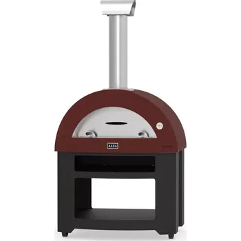 Pec na pizzu Alfa Forni - podstava pro 5 PIZZE, barva černá