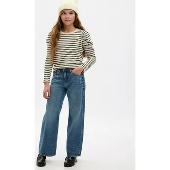 Dívčí tričko GAP Dívčí Dětské pruhované tričko GAP Modrá 104/110 (2447877)