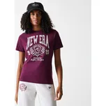 Dámské Triko New Era - Crest Tee Regular - Burgundy velikost S