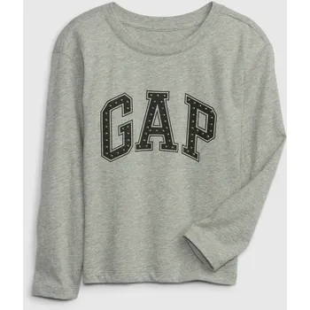 Dětská móda GAP Dívčí Dětské tričko s logem Gap Šedá 140/146 (2439806)