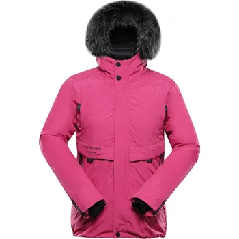 Dívčí bunda Dětská bunda s membránou ptx ALPINE PRO WERDO 2 tmavě růžová 164-170
