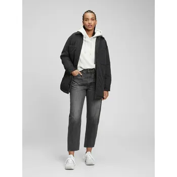 Pánská móda GAP Dámské Zateplená košilová bunda GAP Černá L (2793793)