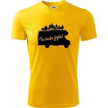 Pánské tričko To bude jízda - alkovna - Pánské triko Fantasy sportovní (dresovina) - M ( Žlutá )