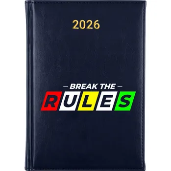 Kalendář Knižkový kalendář 2026 A5 FunnyCase modrý