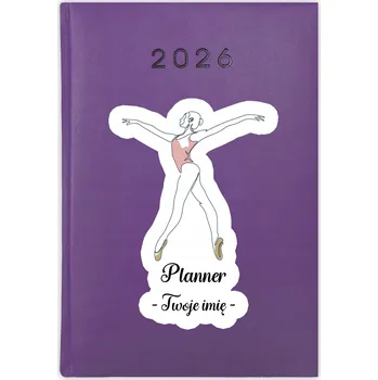 Kalendář Knihový kalendář 2026 A5 fialový