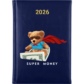 Kalendář Knižní kalendář 2026 A5 modrý