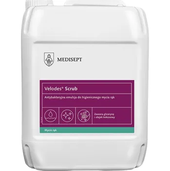 Dezinfekce Dezinfekční přípravek Medisept Velodes Scrub tekutý 5l – dezinfekce rukou a pokožky, připravený k použití