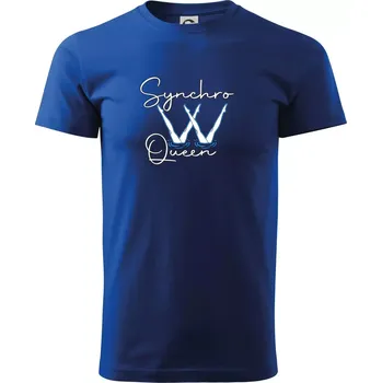 Synchro Queen - Triko extra velké (5-8XL) - 6XL ( Královská modrá )