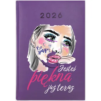 Kalendář Knihový kalendář 2026 A5 fialový