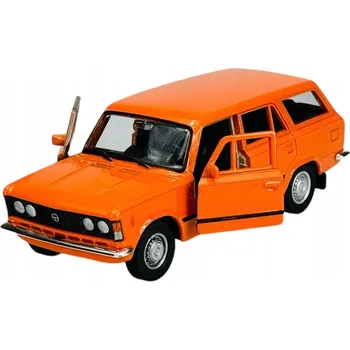 autíčko Welly Kovový Model Polský Fiat 125P 125 KOMBI s otevíracími dveřmi - Legendy PRL