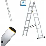 Žebřík DRABEST hliníkový 2 x 10 do 150 kg
