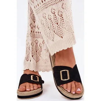 Dámské sandále Pantofle Step in Style – ekokožené s nastavitelným páskem, 39 i240_214723_2:39