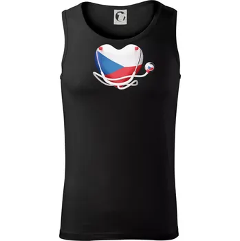 Český doktor logo - Tílko pánské Core - M ( Černá )