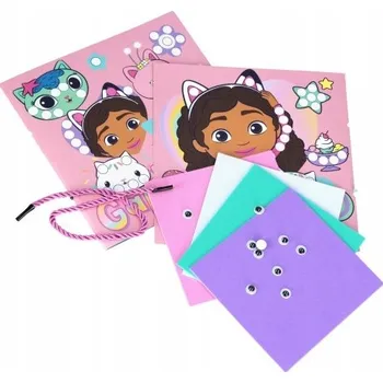 kreativní sada GÁBININ KOUZELNÝ DOMEK Knížka s mozaikami k nalepování