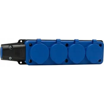 Elektrická zásuvka Černý rozbočka elektrických proužků F-Elektro