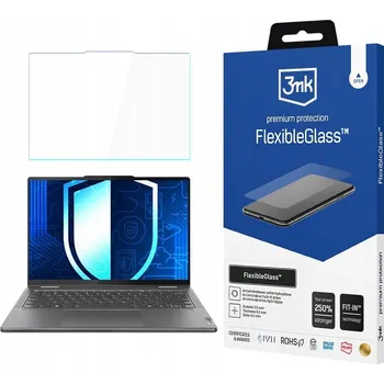 Pouzdro na mobilní telefon Hybridní Sklo na displej LENOVO Yoga 7 2-in-1 14IML9 14" 3mk FlexibleGlass